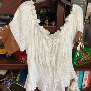 Steam punk pirate blouse